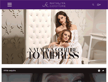 Tablet Screenshot of nataliyacouture.com